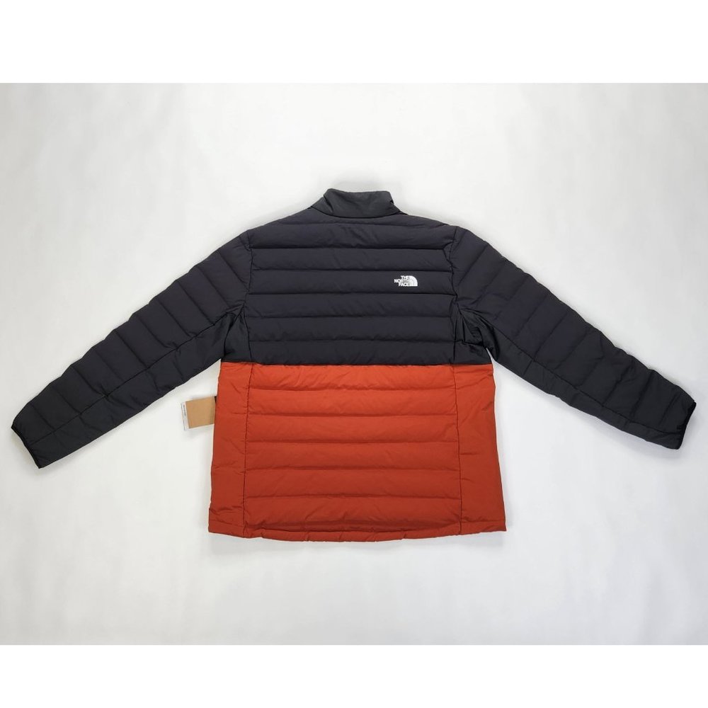 The North Face Belleview Stretch Down Puffer Jacket Mens XXL Black Rusted Bronze - Picture 2 of 6